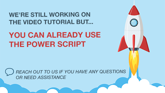 Adding this Power Scripts to your funnel causes available BETA features for all other Power Scripts to be applied.
Do NOT add this Power Script to your live funnels unless instructed to do so by our support.
